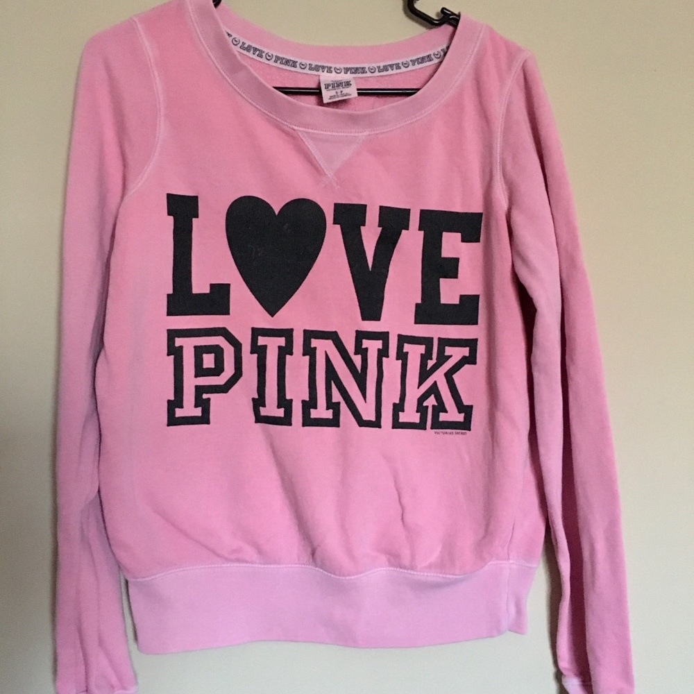 VS Pink Sweater Size Small